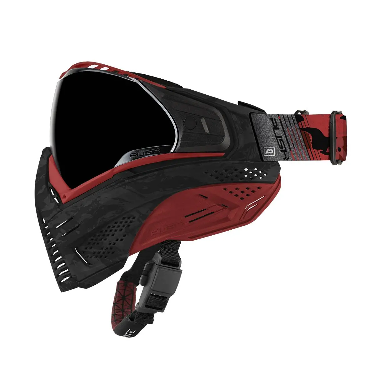 Push Unite Paintball Goggle - Red Camo 1