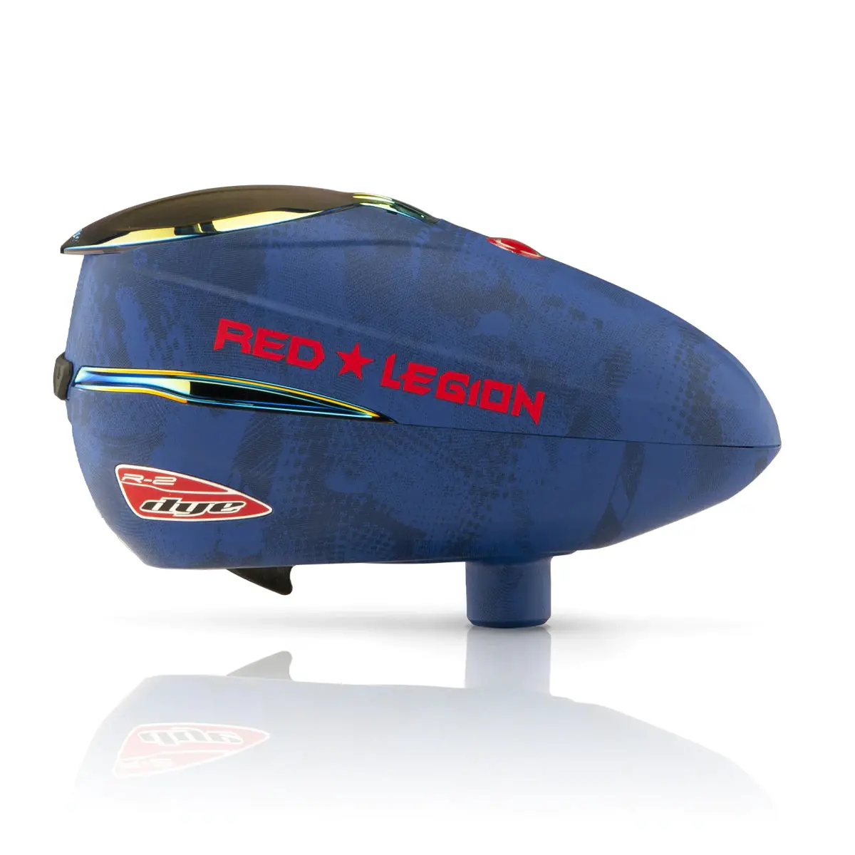 Dye Rotor R2 Paintball Loader - Russian Legion - Blue/Red 1
