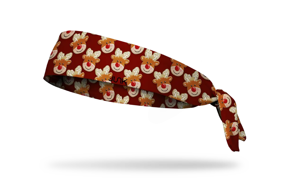 Reindeer Snacks Flex Tie Headband 1