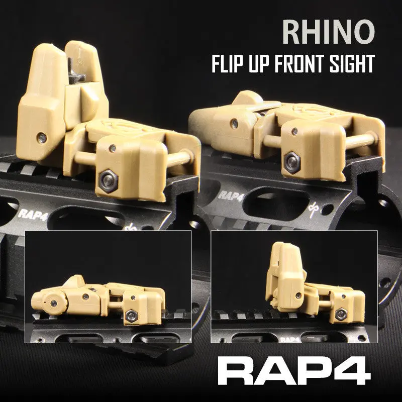 Rhino Flip-Up Front Sight (Tan) 1