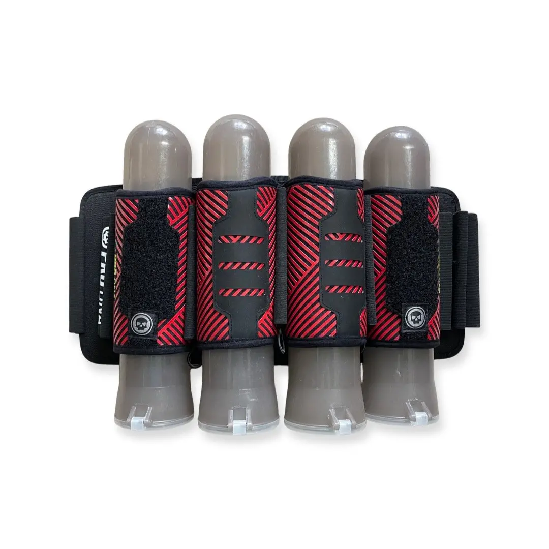 Infamous Pro Dna Reflex 4+7 Paintball Harness - Red 1