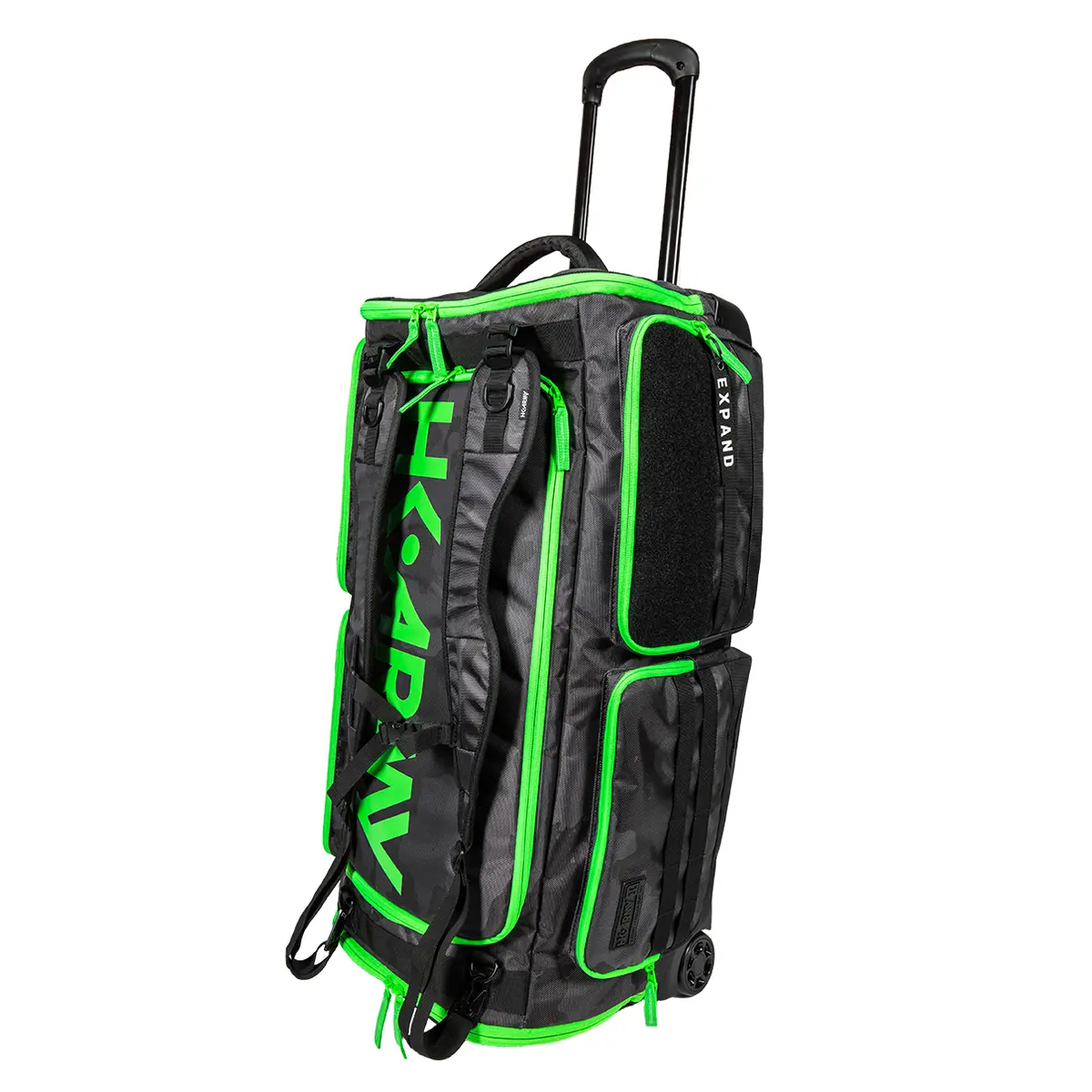 Hk Army Expand 75L - Roller Gear Bag - Shroud Neon Green 1