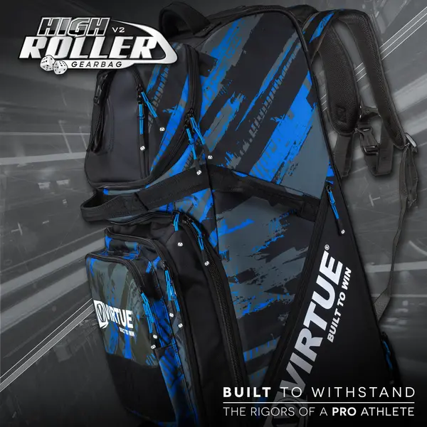 Virtue High Roller V2 Gear Bag - Graphic Cyan 1