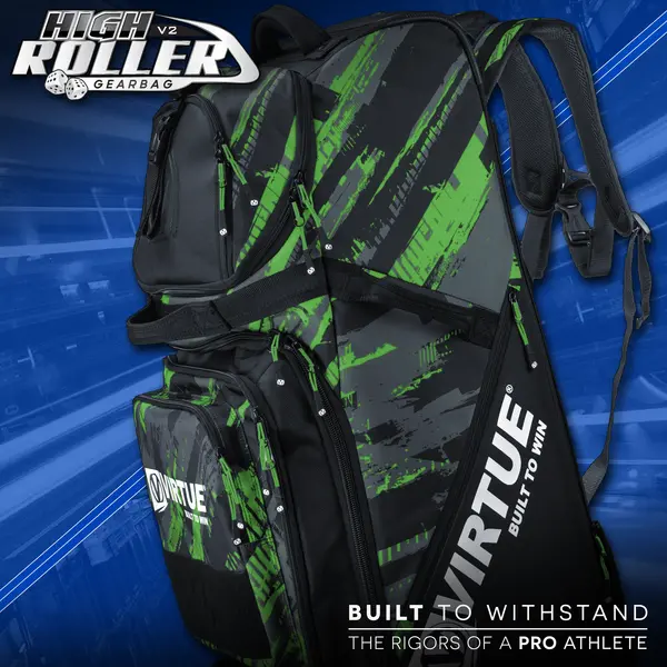 Virtue High Roller V2 Gear Bag - Graphic Lime 1