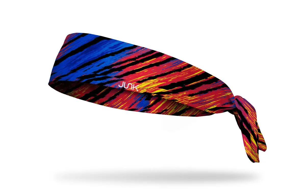 Saja Stripes Flex Tie Headband 1