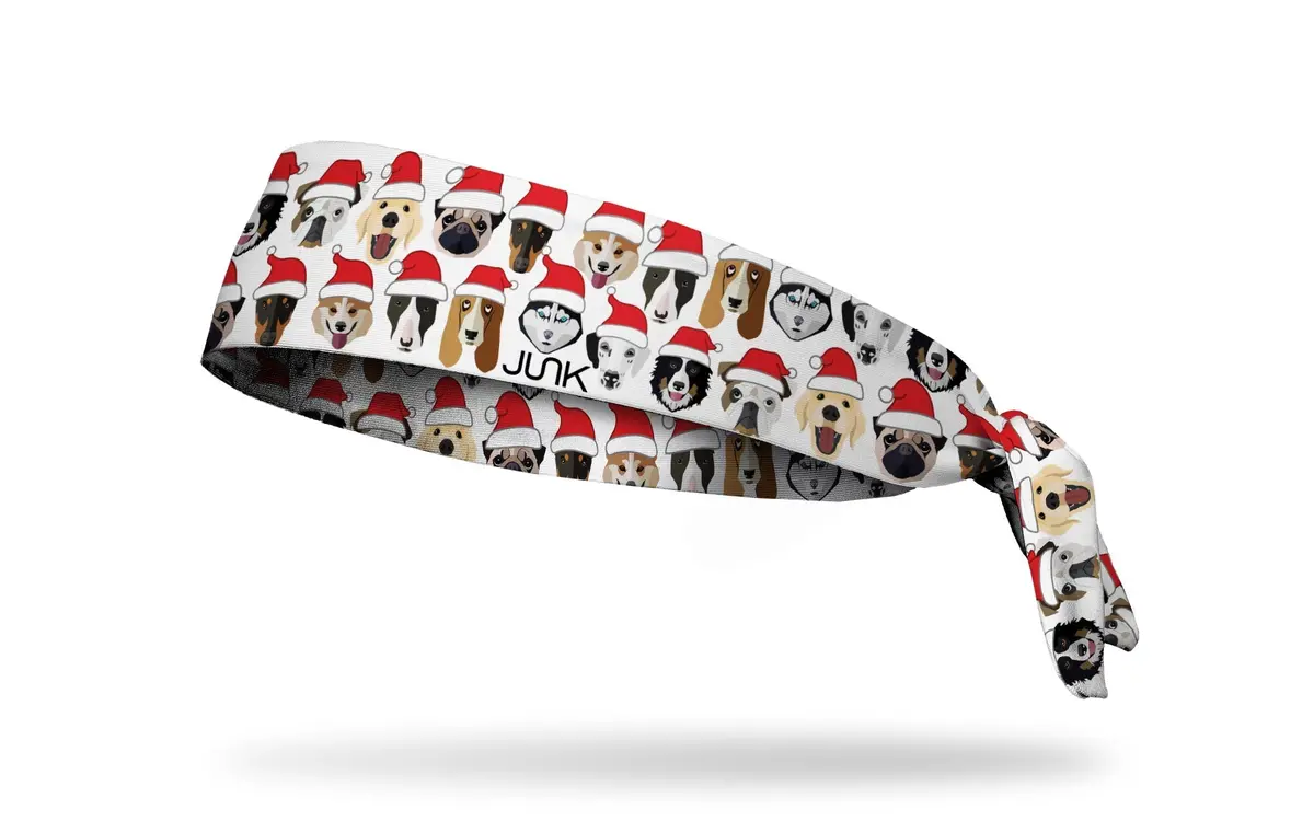 Santa Paws Flex Tie Headband 1