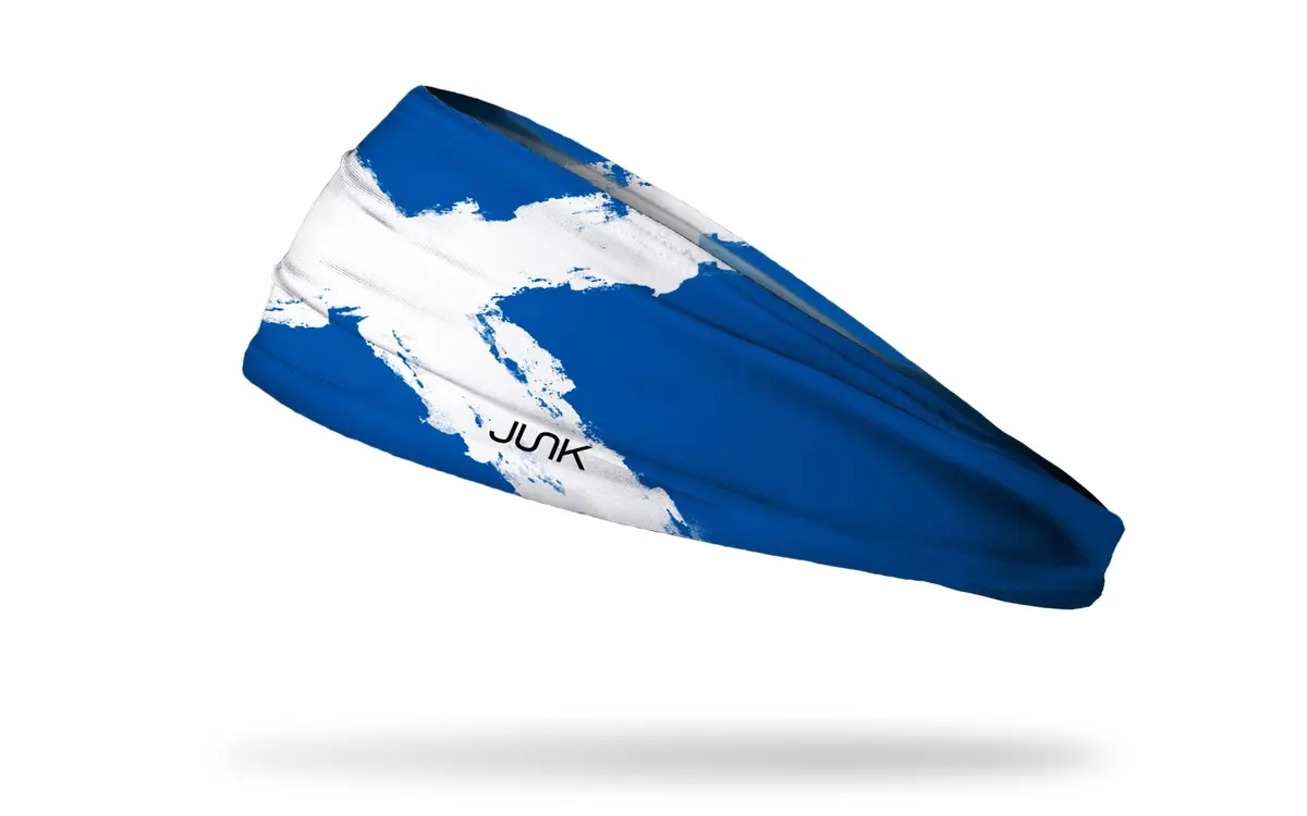 Scotland Painted Flag Headband 1