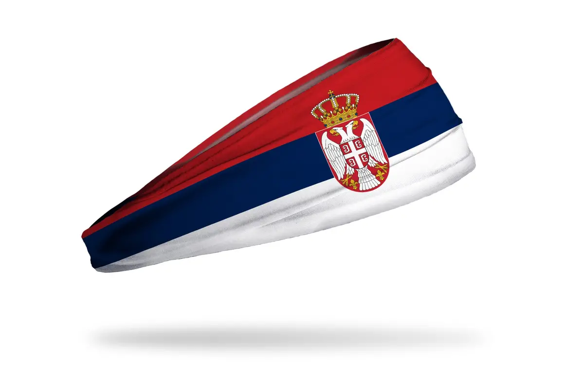 Serbia Flag Big Bang Lite Headband 1