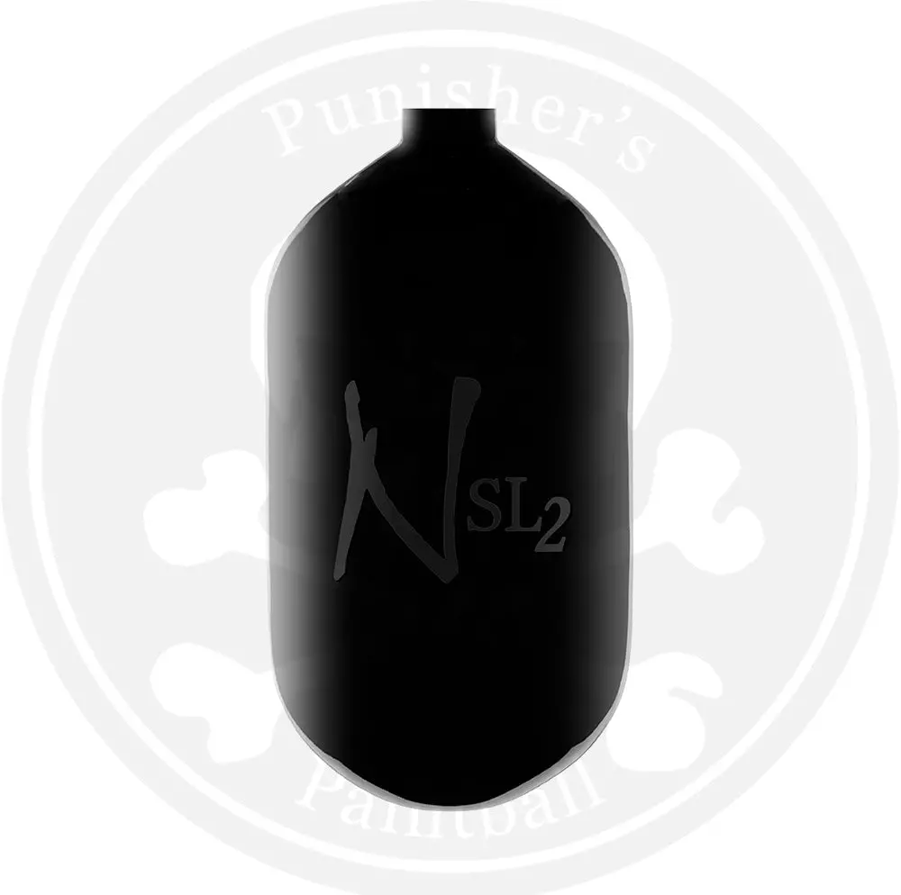 Ninja Sl2 77/4500 Carbon Fiber Paintball Tank Bottle Only - Blackout 1