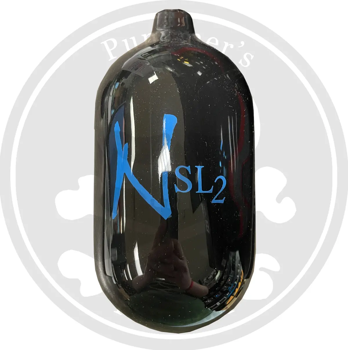 Ninja Sl2 68/4500 Carbon Fiber Paintball Tank Bottle Only - Black/Blue 1
