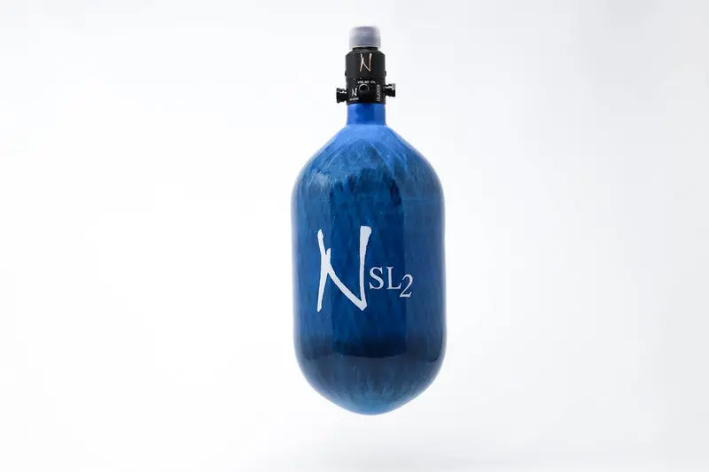 Ninja Sl2 68/4500 Carbon Fiber Paintball Tank - Blue 1