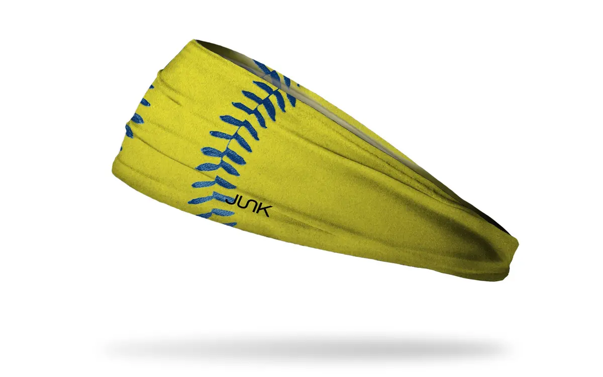 Softball Blue Laces Big Bang Lite Headband 1
