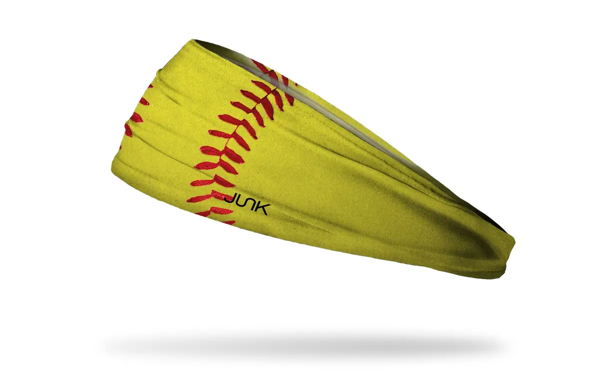 Softball Red Laces Big Bang Lite Headband 1