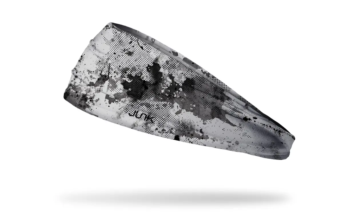 Soft Gray Grunge Big Bang Lite Headband 1