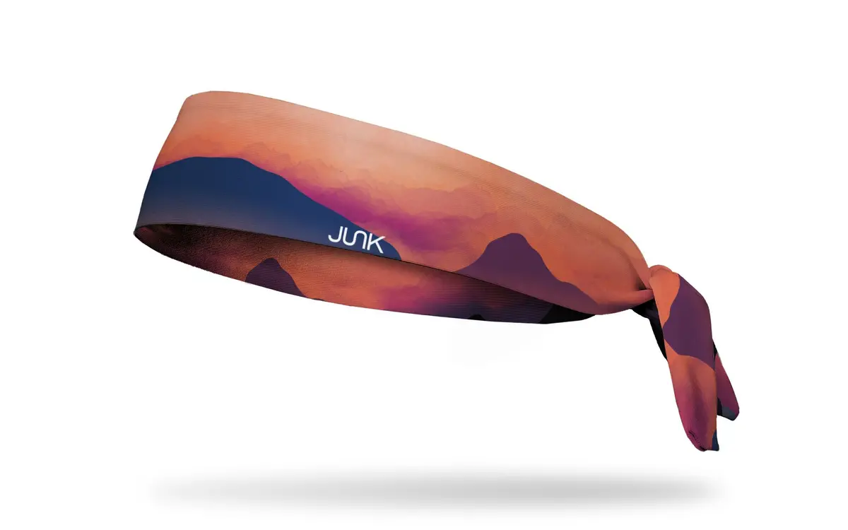 Soft Sunset Flex Tie Headband 1