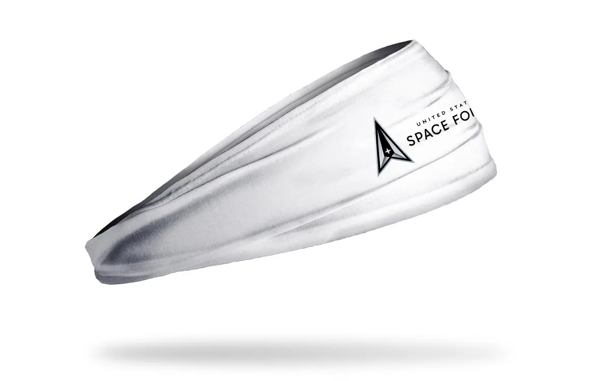 Space Force: Wordmark White Big Bang Lite Headband 1