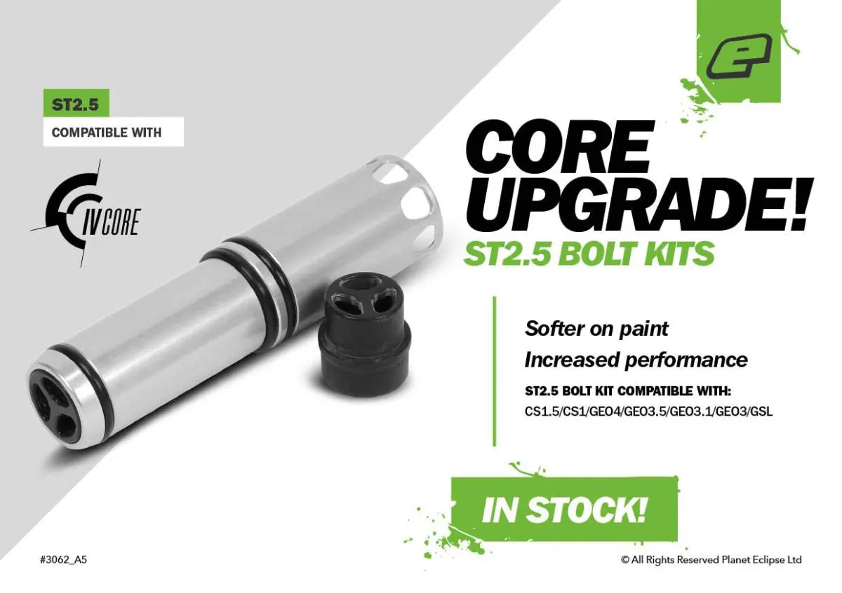 Planet Eclipse St2.5 Iv Core Bolt Kit For Planet Eclipse Cs1 / Cs1.5 / Csr / Geo 3 / Geo 3.1 / Geo 3.5 / Gsl / Geo 4 1