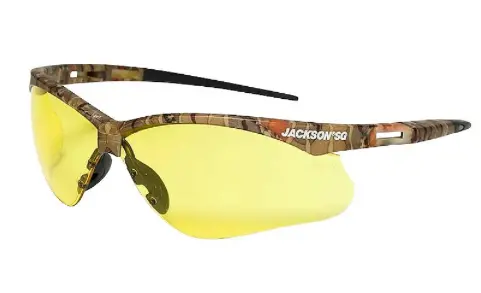 Anti-Fog Safety Glasses - Camo/Amber - Jackson Safety - Box Of 12 1
