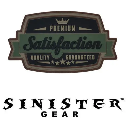 Sinister Gear "Satisfaction" Pvc Patch - Dark 1