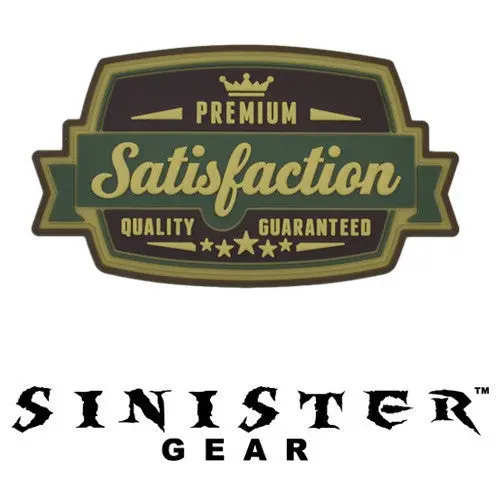 Sinister Gear "Satisfaction" Pvc Patch - Green 1