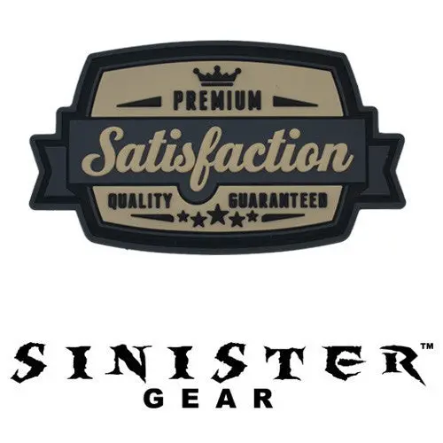 Sinister Gear "Satisfaction" Pvc Patch - Light 1