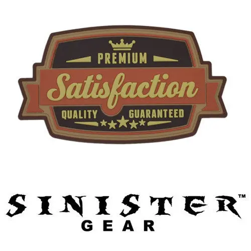Sinister Gear "Satisfaction" Pvc Patch - Orange 1