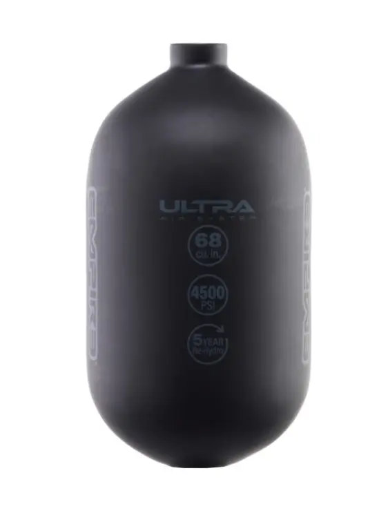 Empire Ultra Light 68Ci 4500Psi Hpa Paintball Tank - Matte Black 1