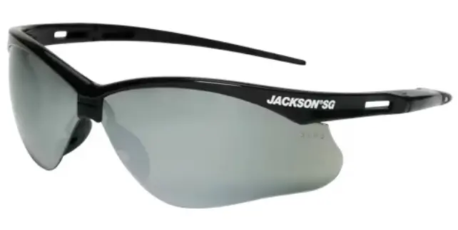 Anti-Scratch Safety Glasses - Smoke Mirror - Jackson Safety - Box Of 12 1
