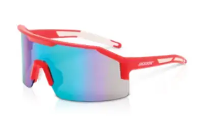Anti Scratch - Red Frame Safety Glasses - Green Mirror - Maxview+ (Copy) 1