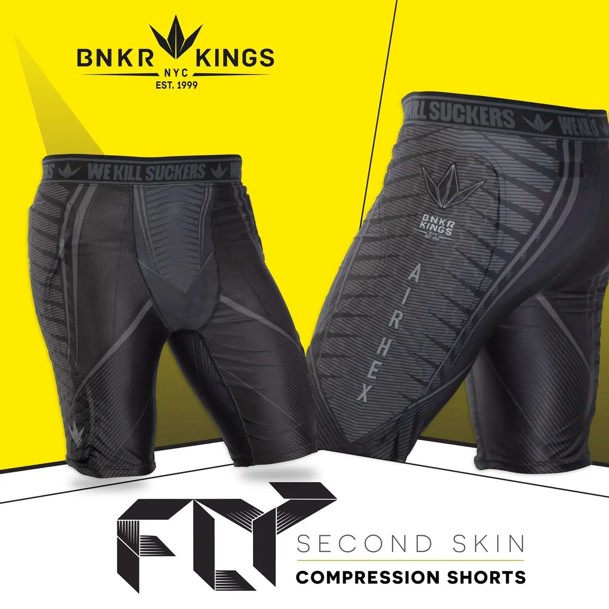 Bunkerkings Fly Compression Shorts 1