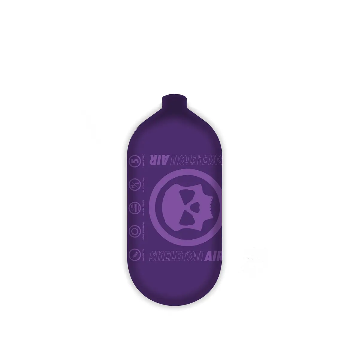 Infamous Air Hyperlight Paintball Tank - Bottle Only - Purple - 80Ci / 4500Psi 1