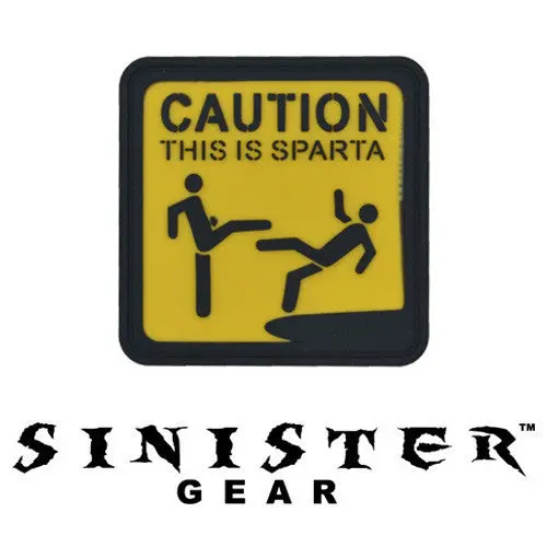 Sinister Gear "Sparta" Pvc Patch - Color 1