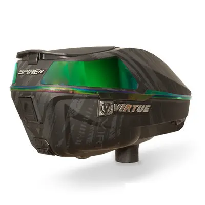 Virtue Spire 4 (Iv) Paintball Loader - Graphic Black Emerald 2