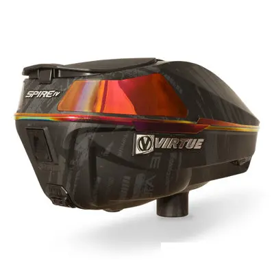 Virtue Spire 4 (Iv) Paintball Loader - Graphic Black Fire 2