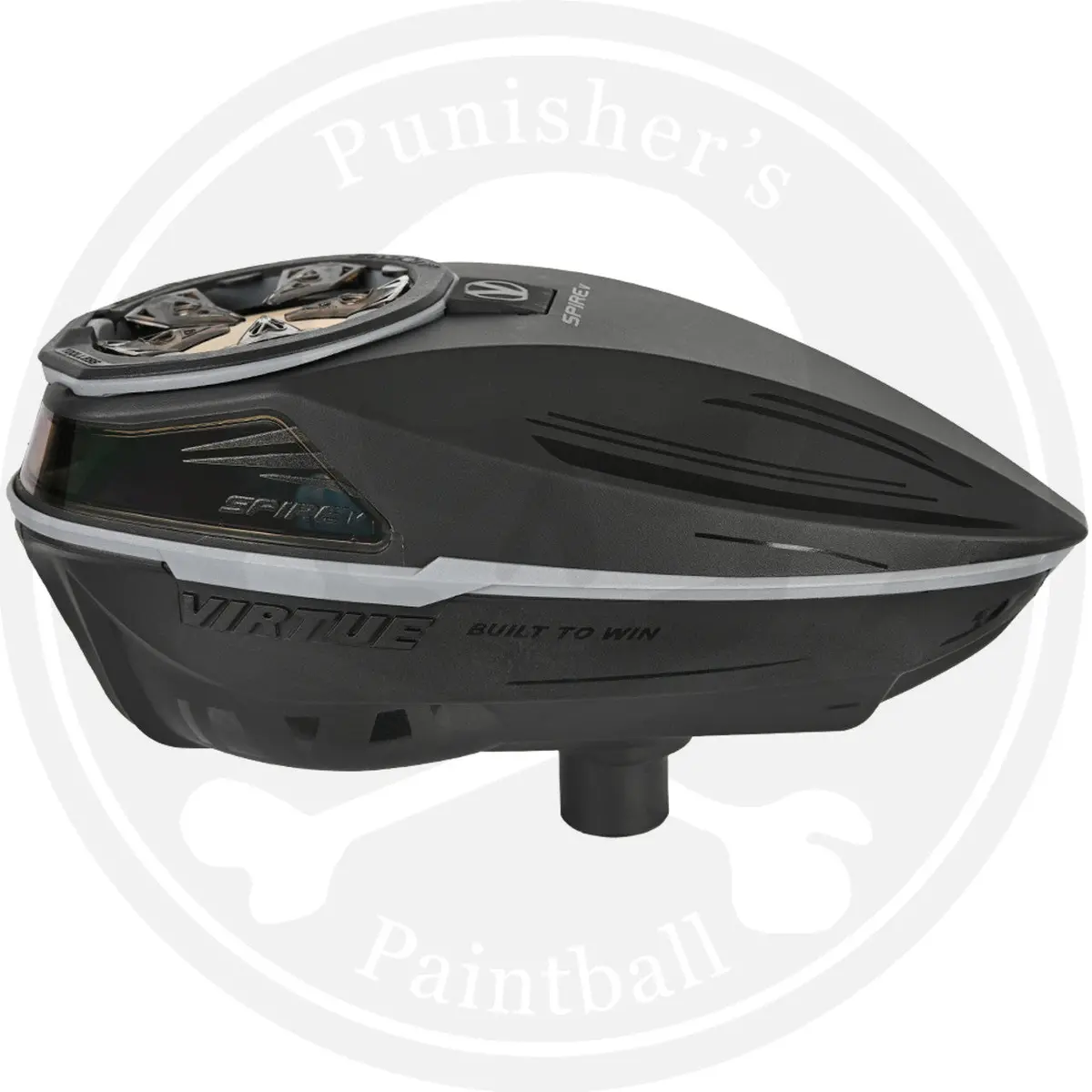 Virtue Spire 5 Paintball Loader - Black/Grey 1