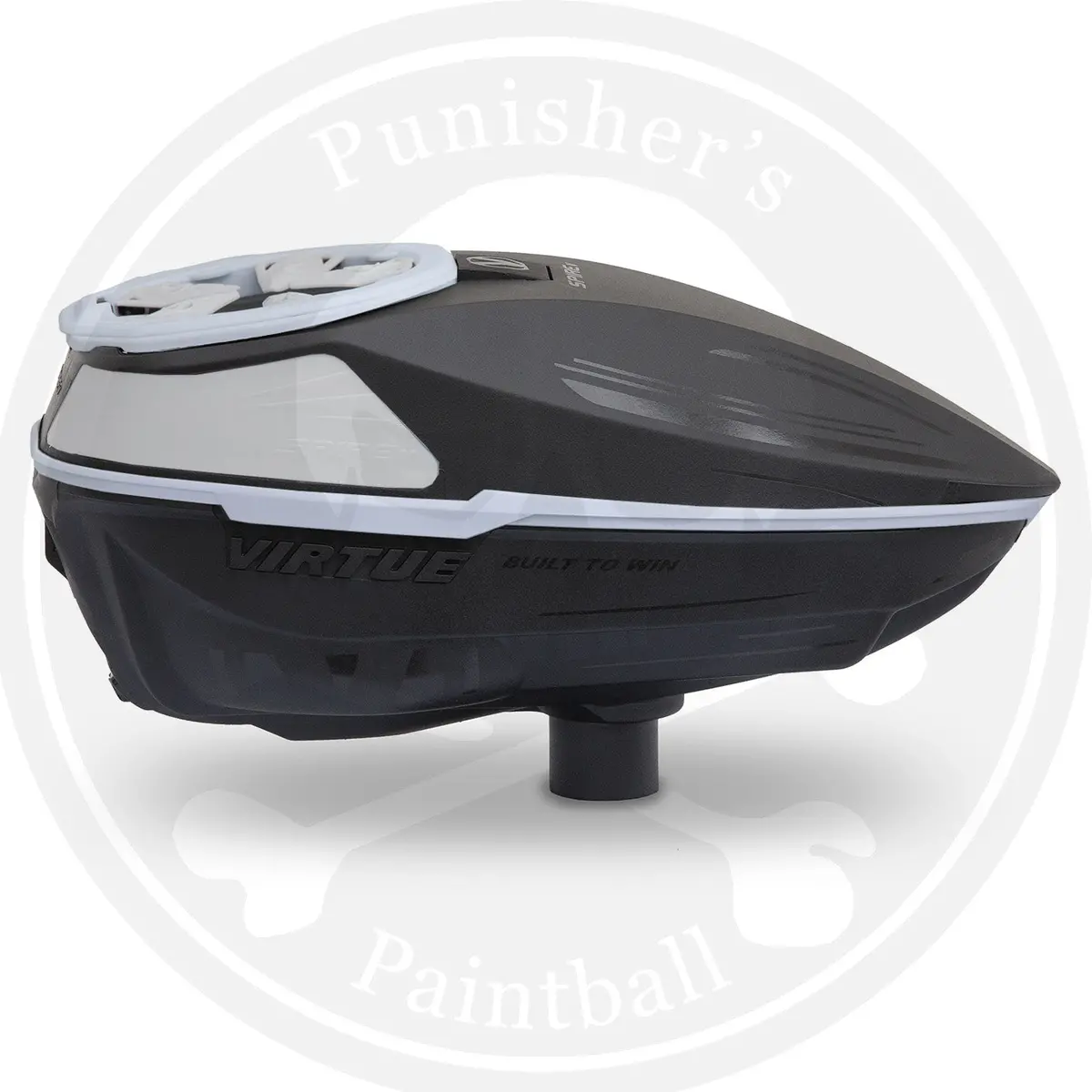 Virtue Spire 5 Paintball Loader - Black/White 1