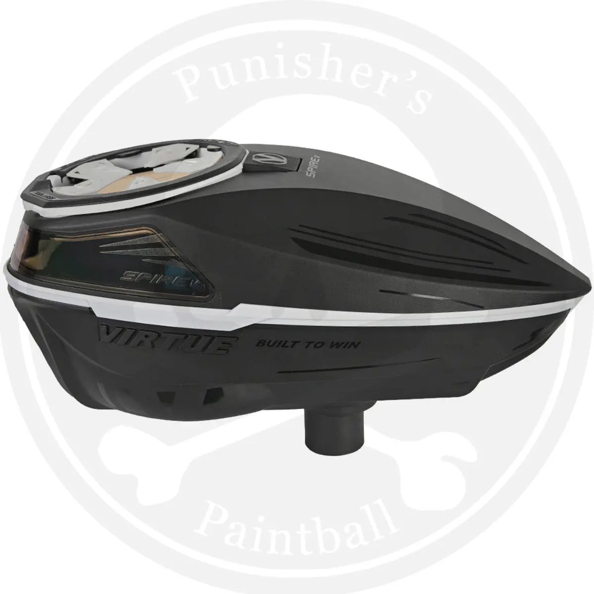 Virtue Spire 5 Paintball Loader - Black/White 1