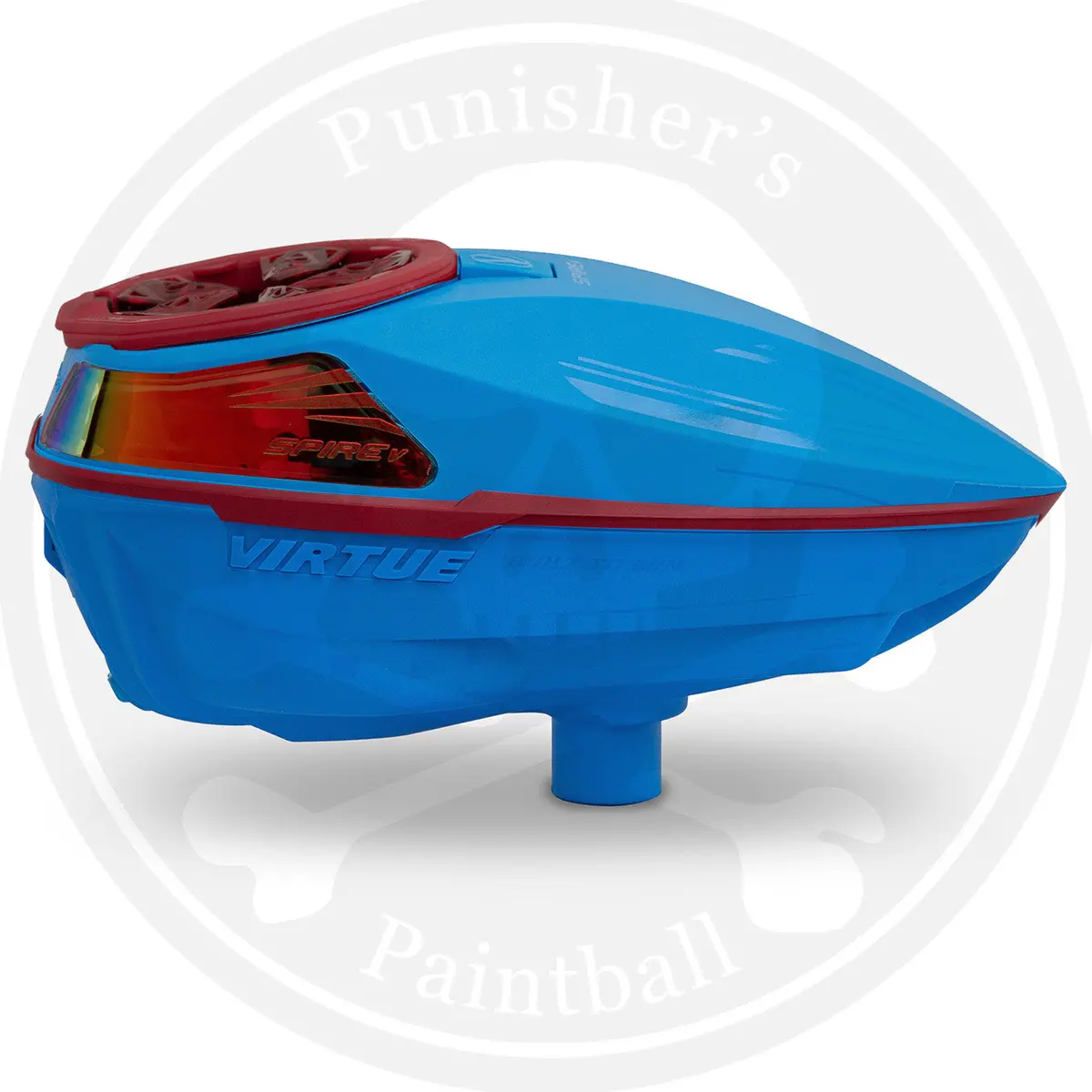 Virtue Spire 5 Paintball Loader - Blue/Red 1