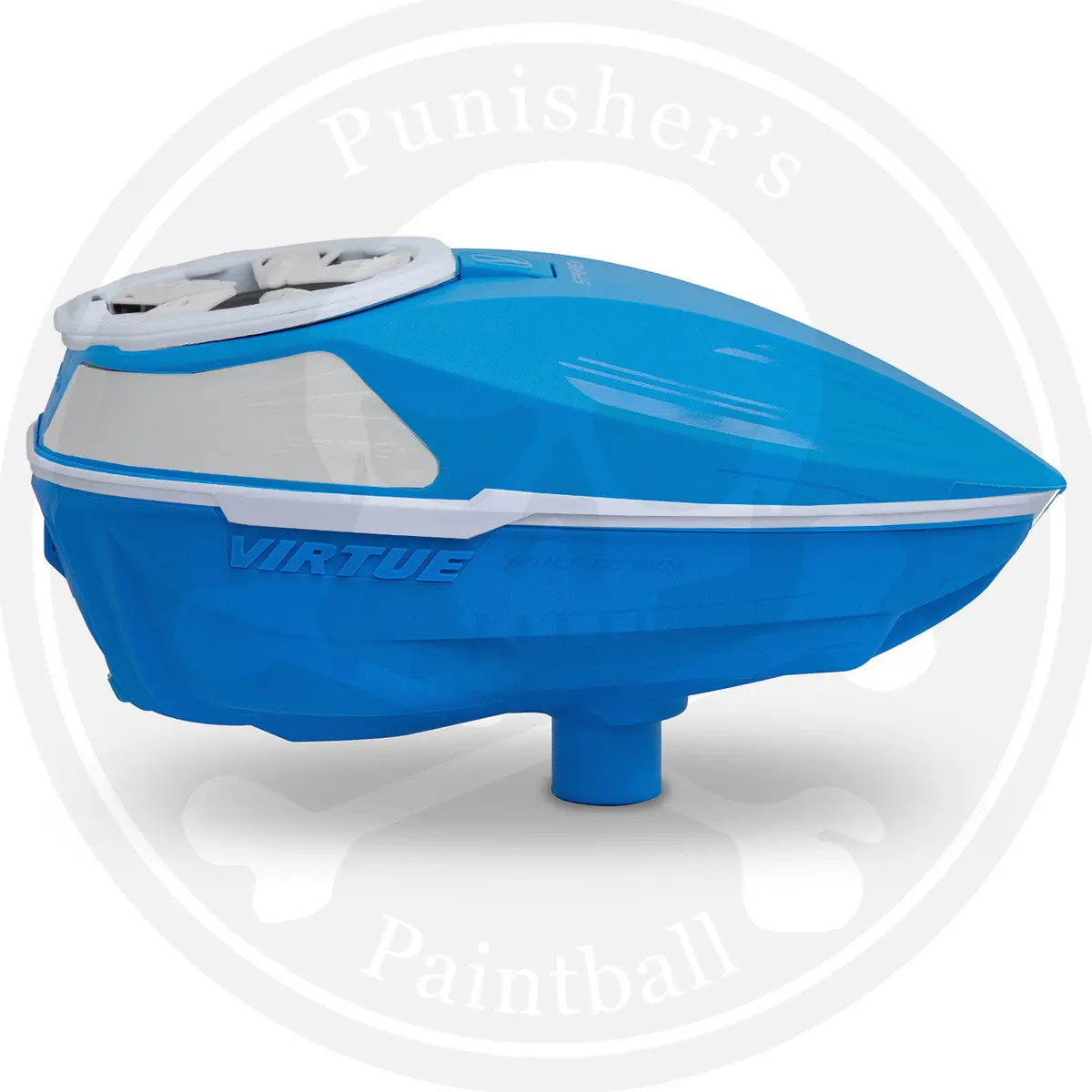 Virtue Spire 5 Paintball Loader - Blue/White 1