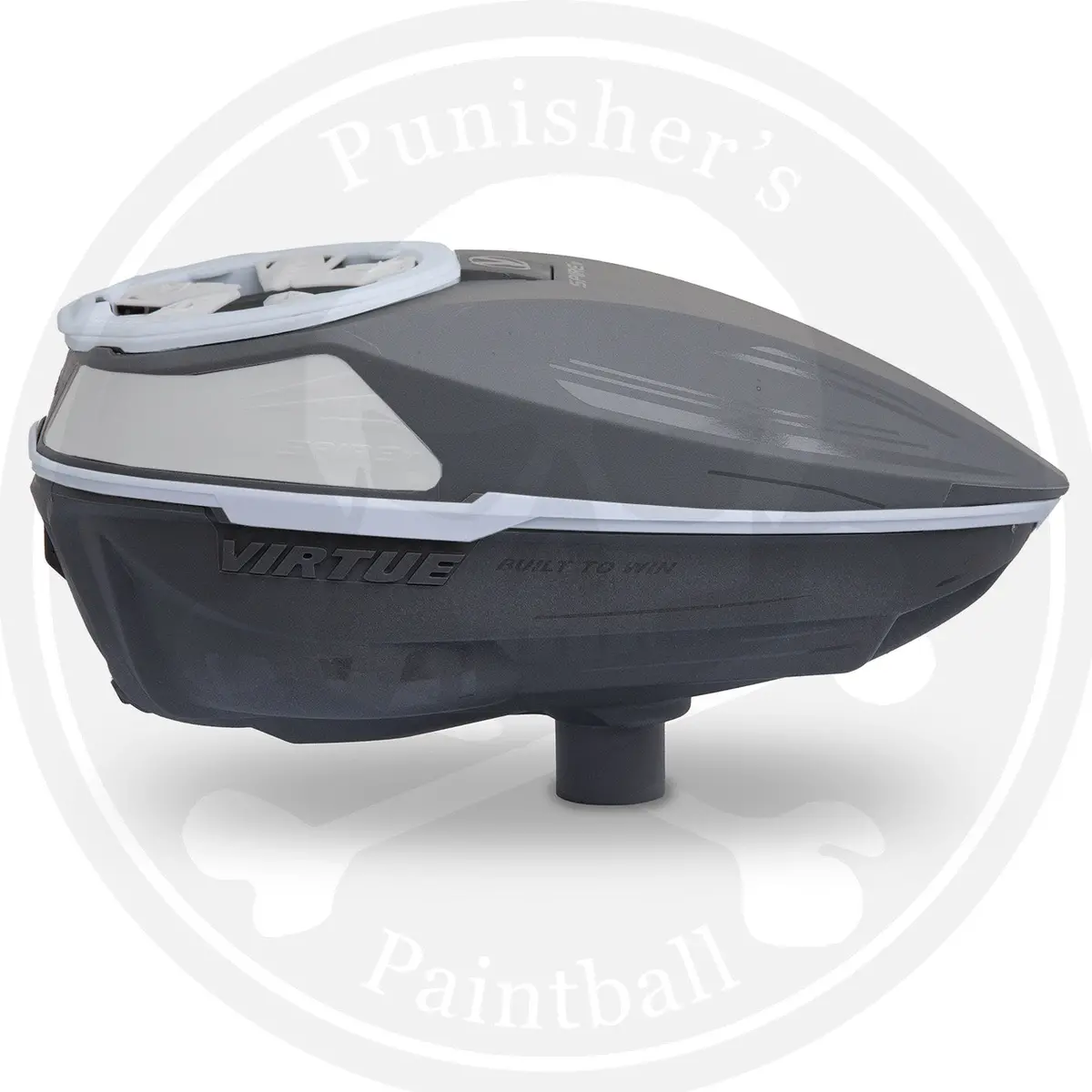 Virtue Spire 5 Paintball Loader - Grey/White 1