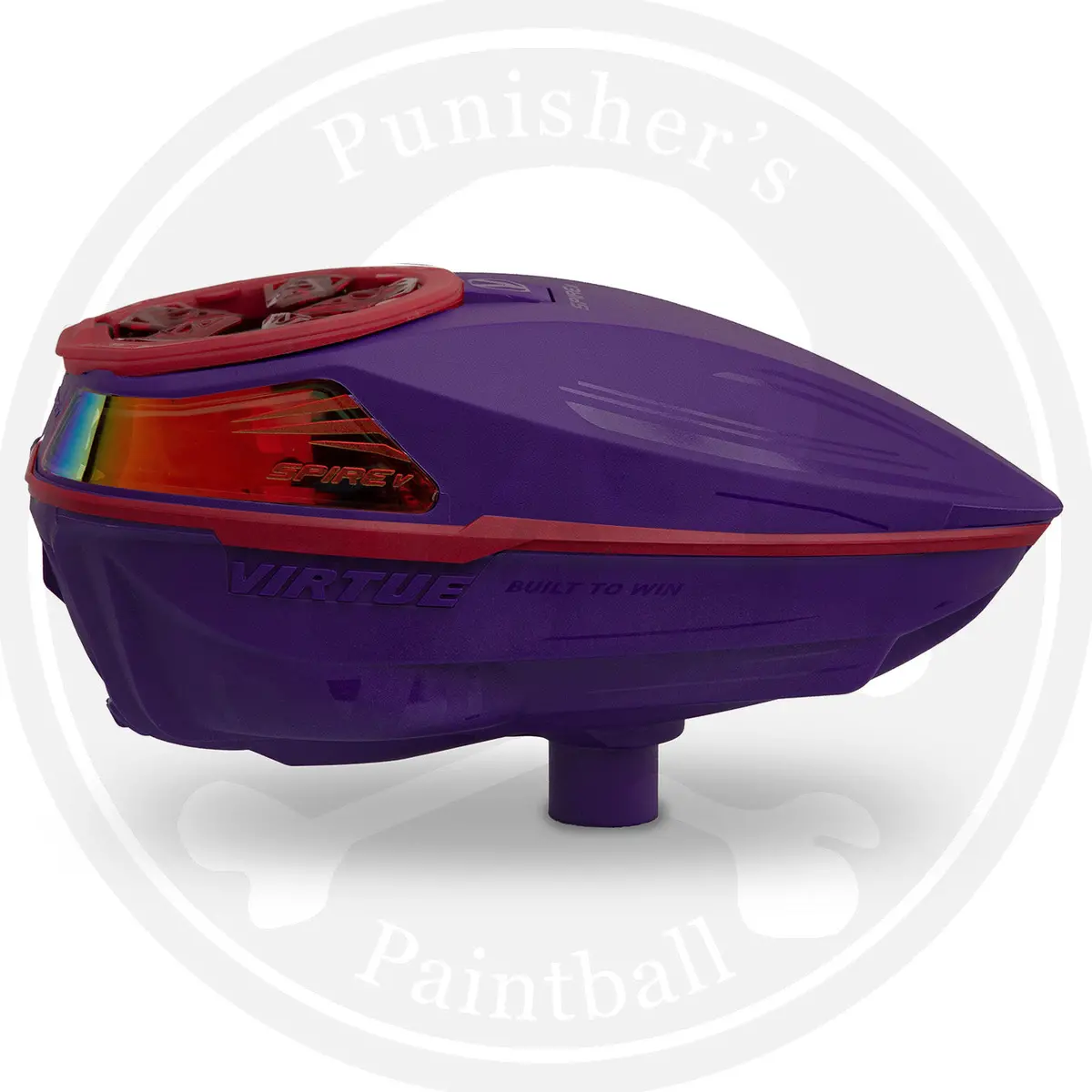 Virtue Spire 5 Paintball Loader - Purple/Red 1