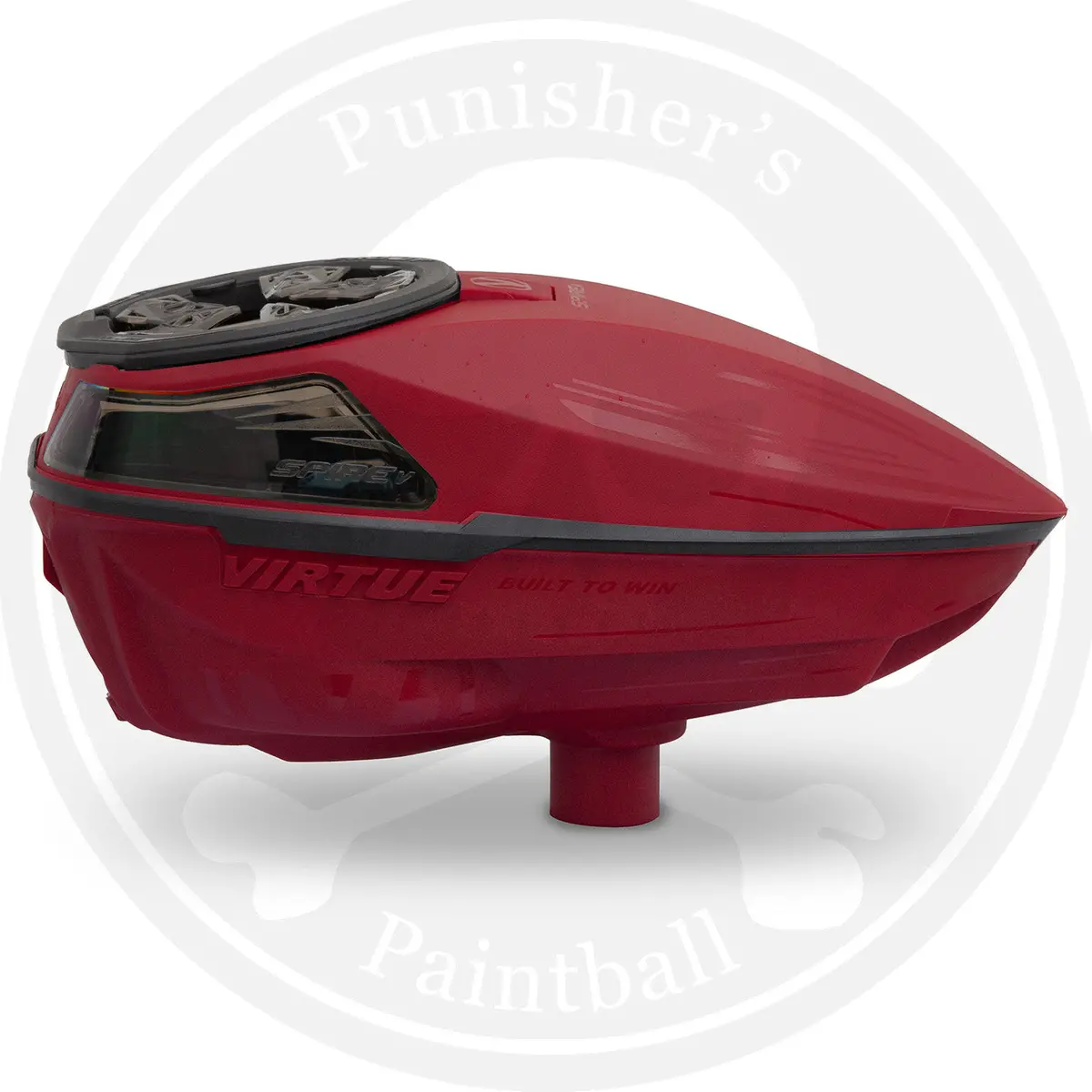 Virtue Spire 5 Paintball Loader - Red/Black 1