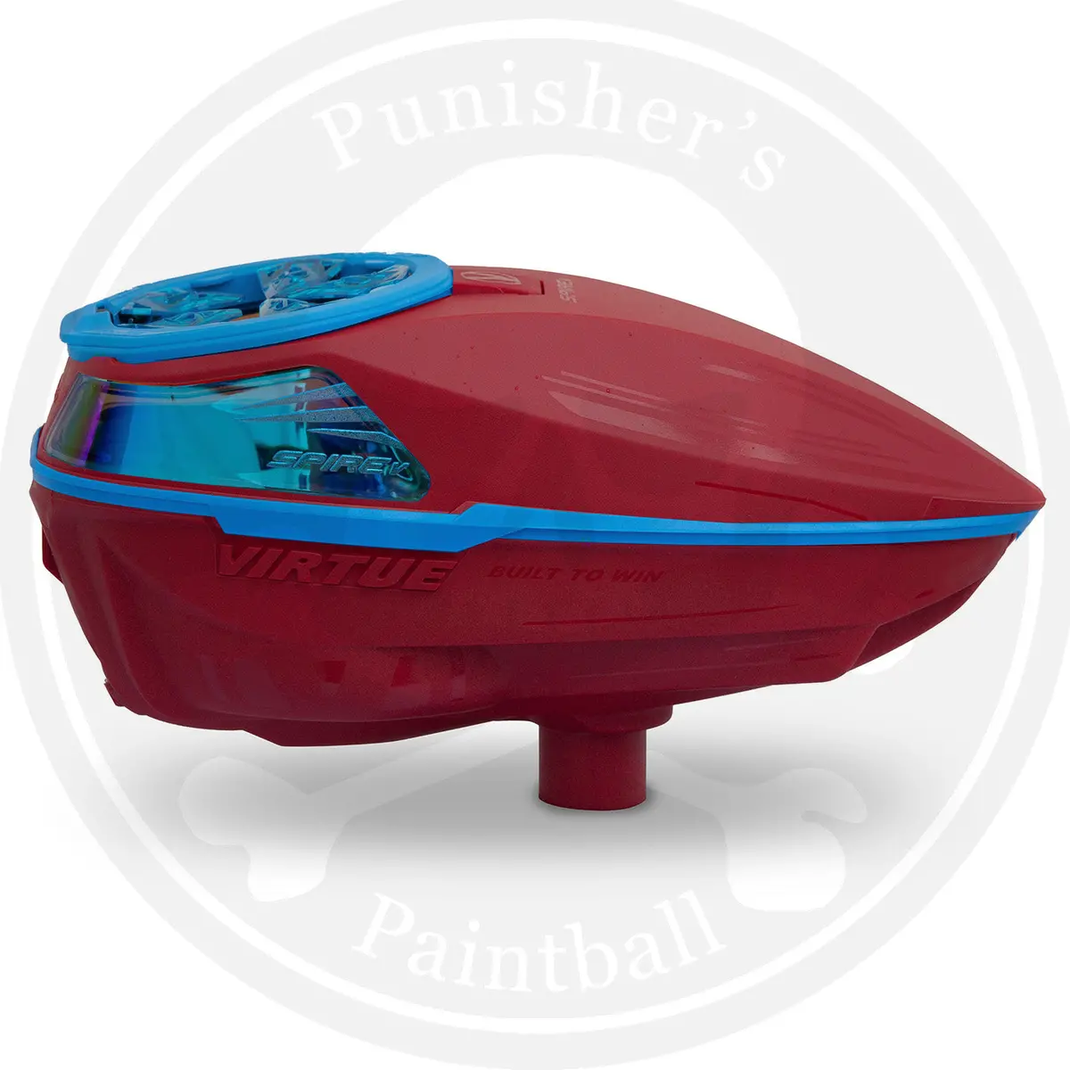 Virtue Spire 5 Paintball Loader - Red/Blue 1