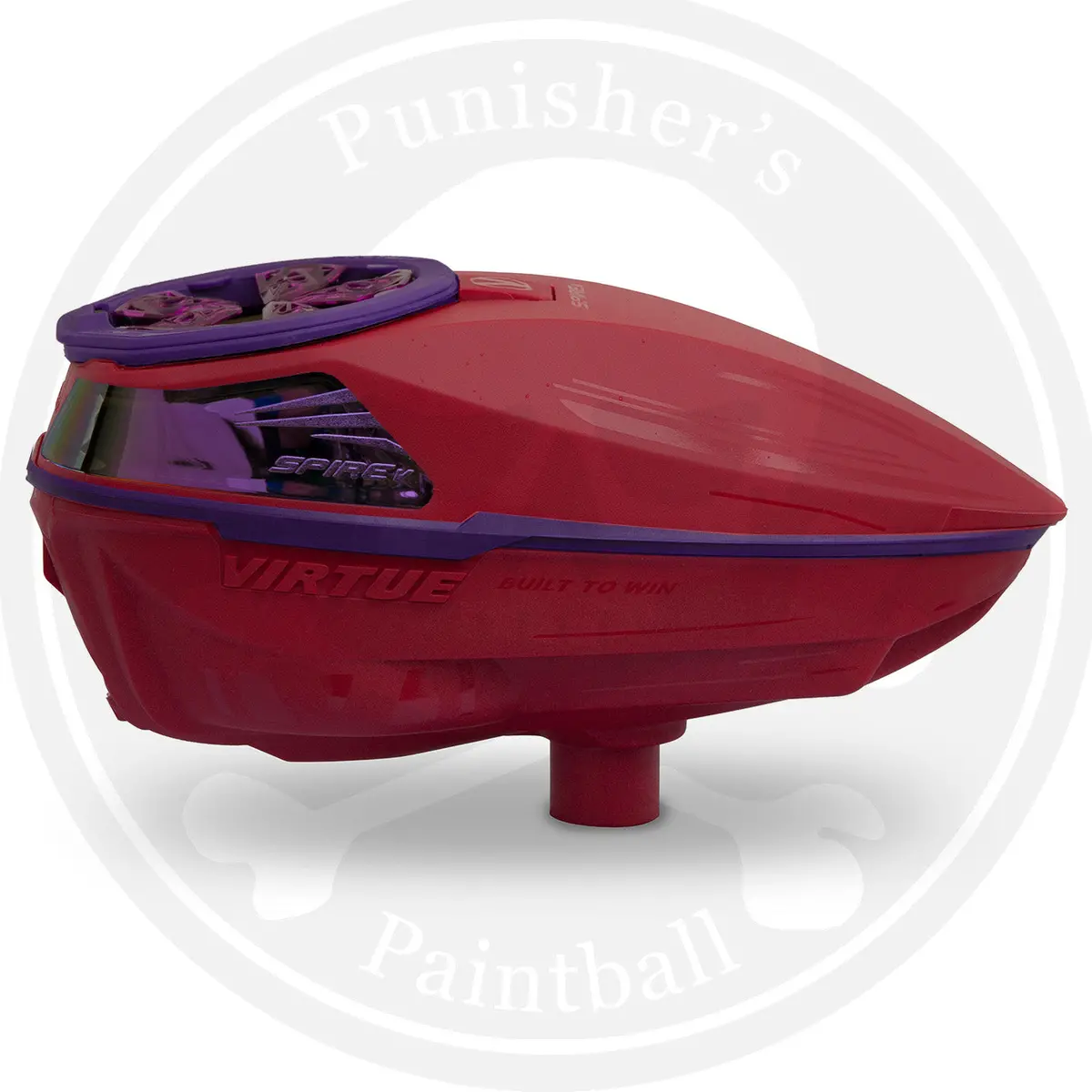 Virtue Spire 5 Paintball Loader - Red/Purple 1