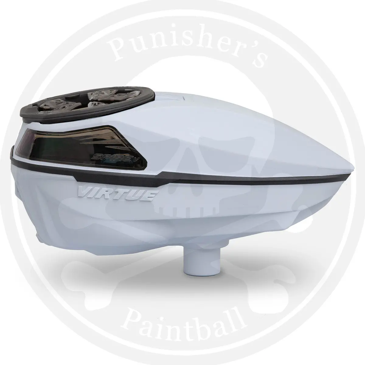 Virtue Spire 5 Paintball Loader - White/Black 1