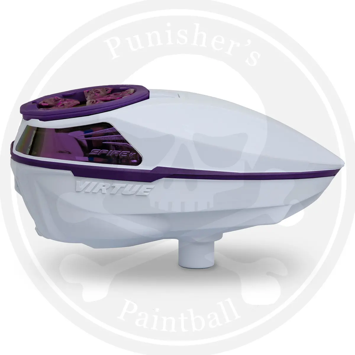 Virtue Spire 5 Paintball Loader - White/Purple 1