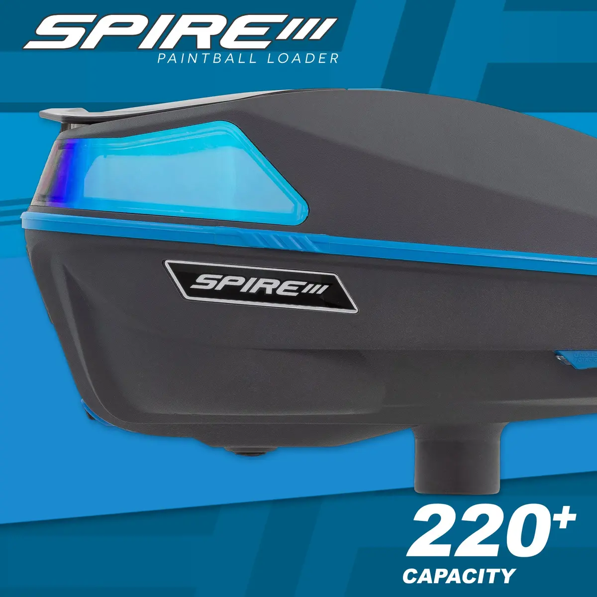 Virtue Spire 3 Paintball Loader - Ice 1