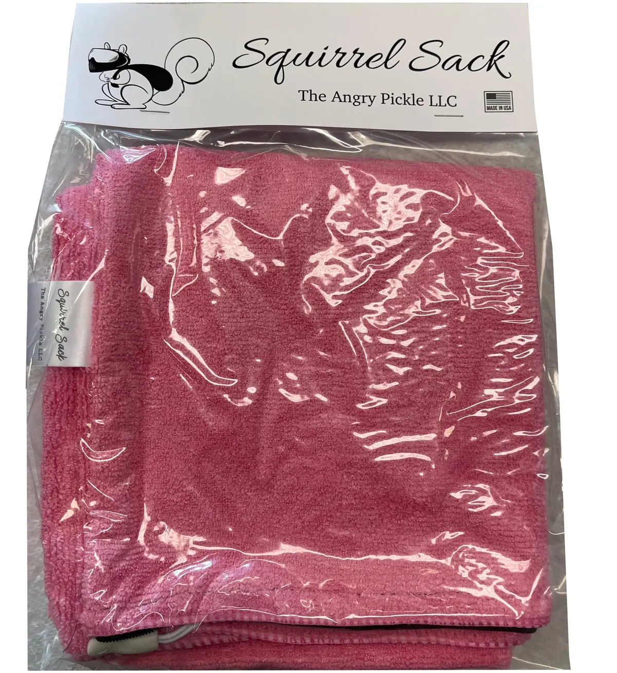 Squirrel Sack Microfiber Bag - Pink 1