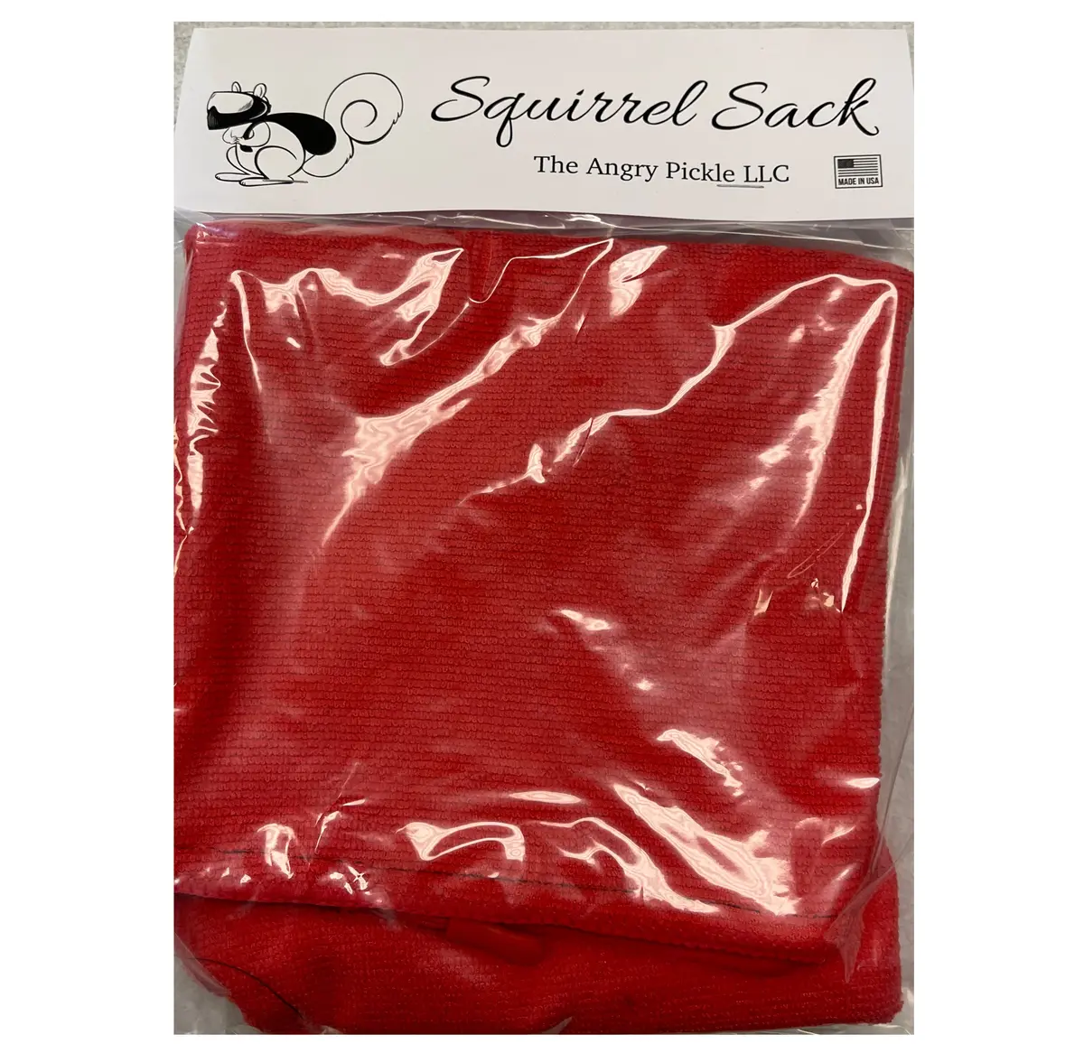Squirrel Sack Microfiber Bag - Red 1