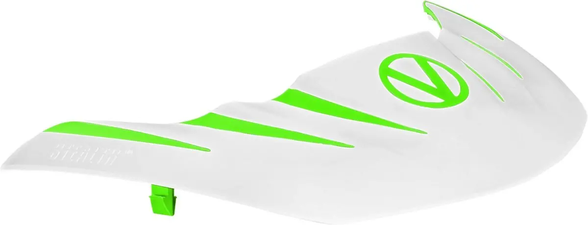 Virtue Vio Stealth Visor - White / Green 1
